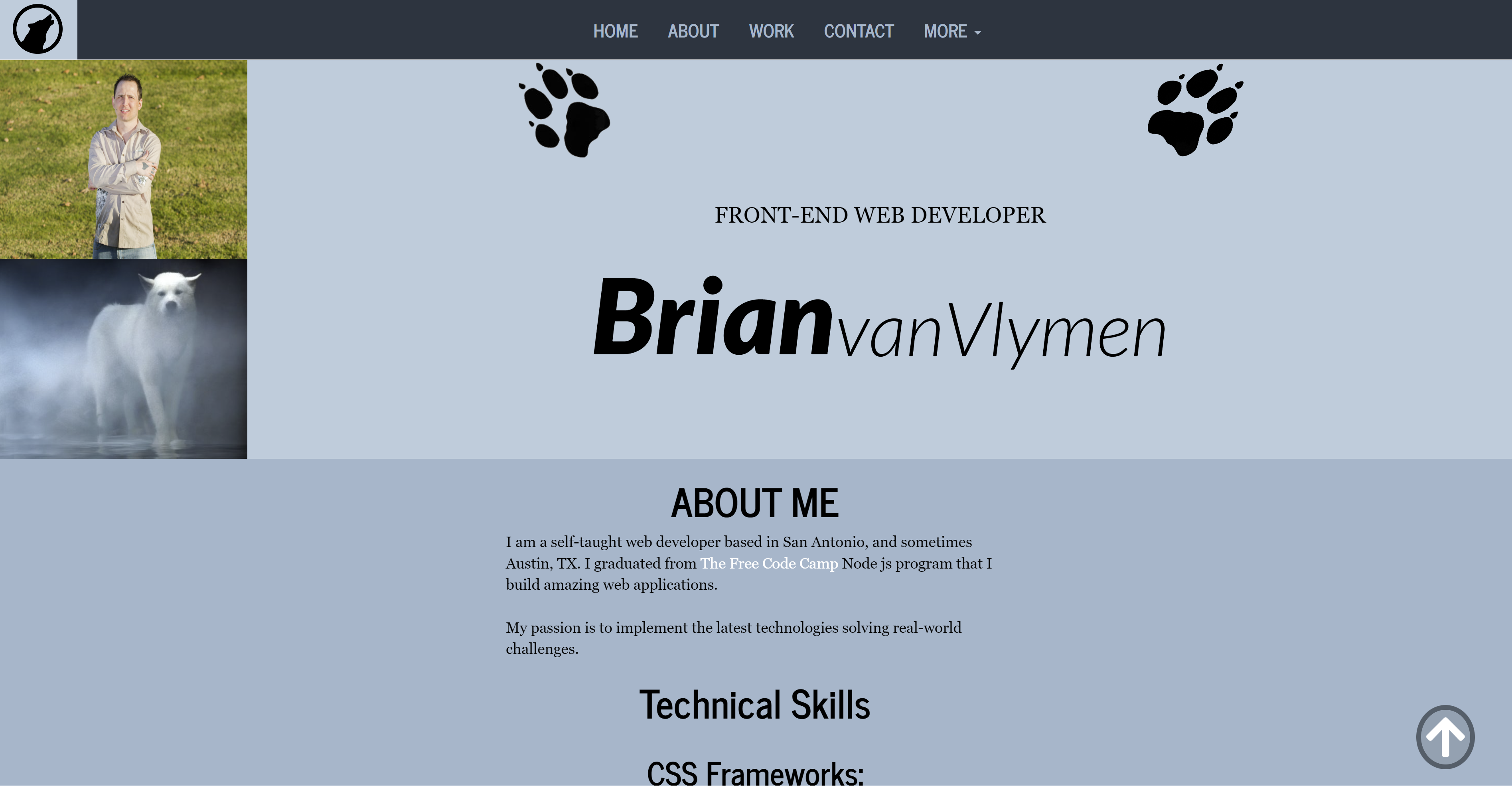 Interactive Front-End Developer Showcase project